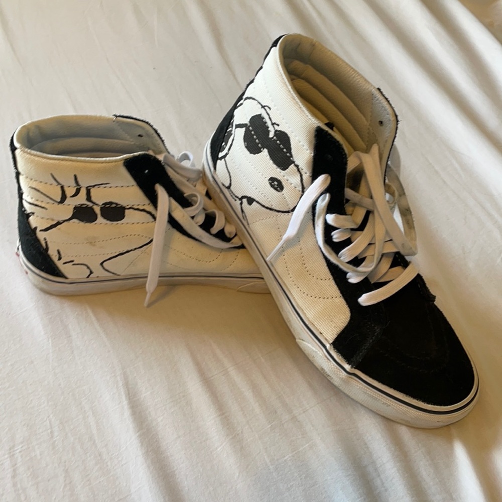 Peanuts Snoopy & Woodstock sk8-hi shoes